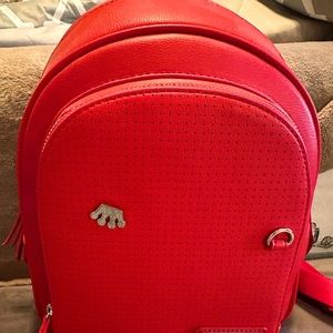 Red backpack medium size
